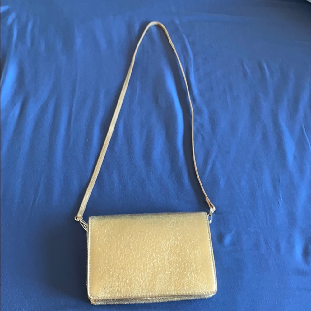 Forever 21 Gold Purse - Picture 1 of 5